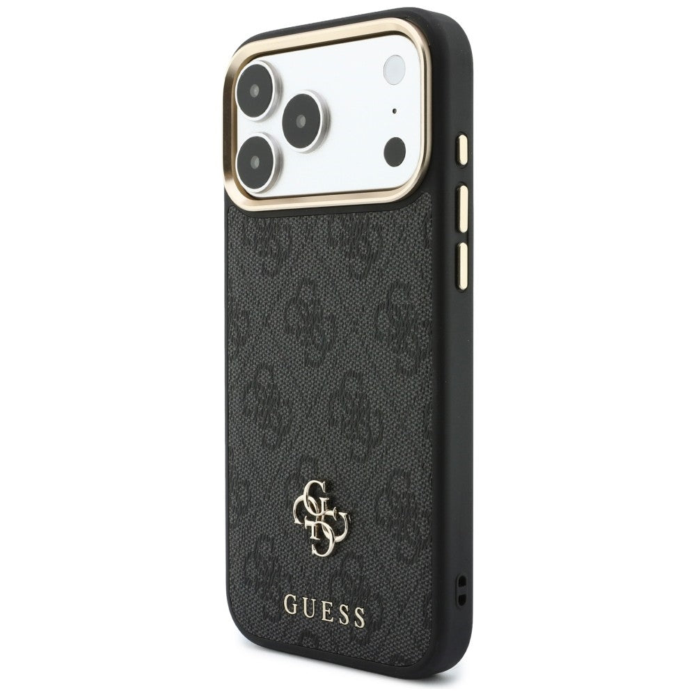 Husa MagSafe pentru Apple iPhone 18 Pro Max / 17 Pro Max, Guess, 4G Cardslot, Neagra