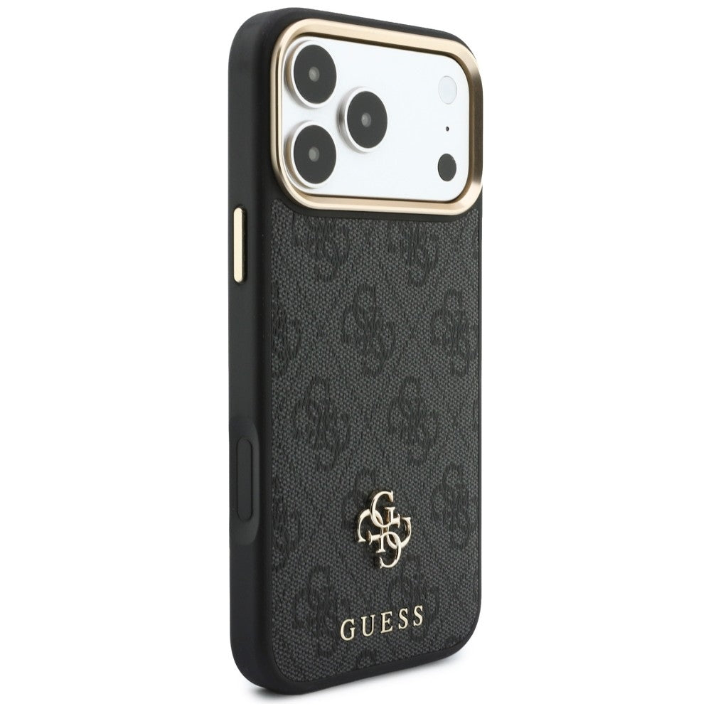 Husa MagSafe pentru Apple iPhone 18 Pro Max / 17 Pro Max, Guess, 4G Cardslot, Neagra