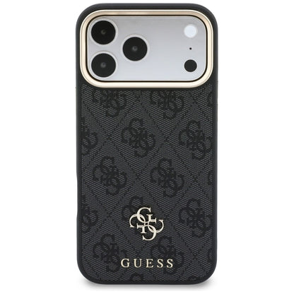 Husa MagSafe pentru Apple iPhone 18 Pro Max / 17 Pro Max, Guess, 4G Cardslot, Neagra