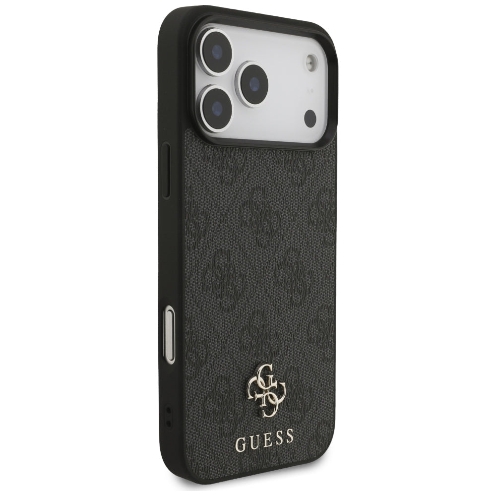 Husa MagSafe pentru Apple iPhone 18 Pro Max / 17 Pro Max, Guess, 4G Small and Classic, Neagra