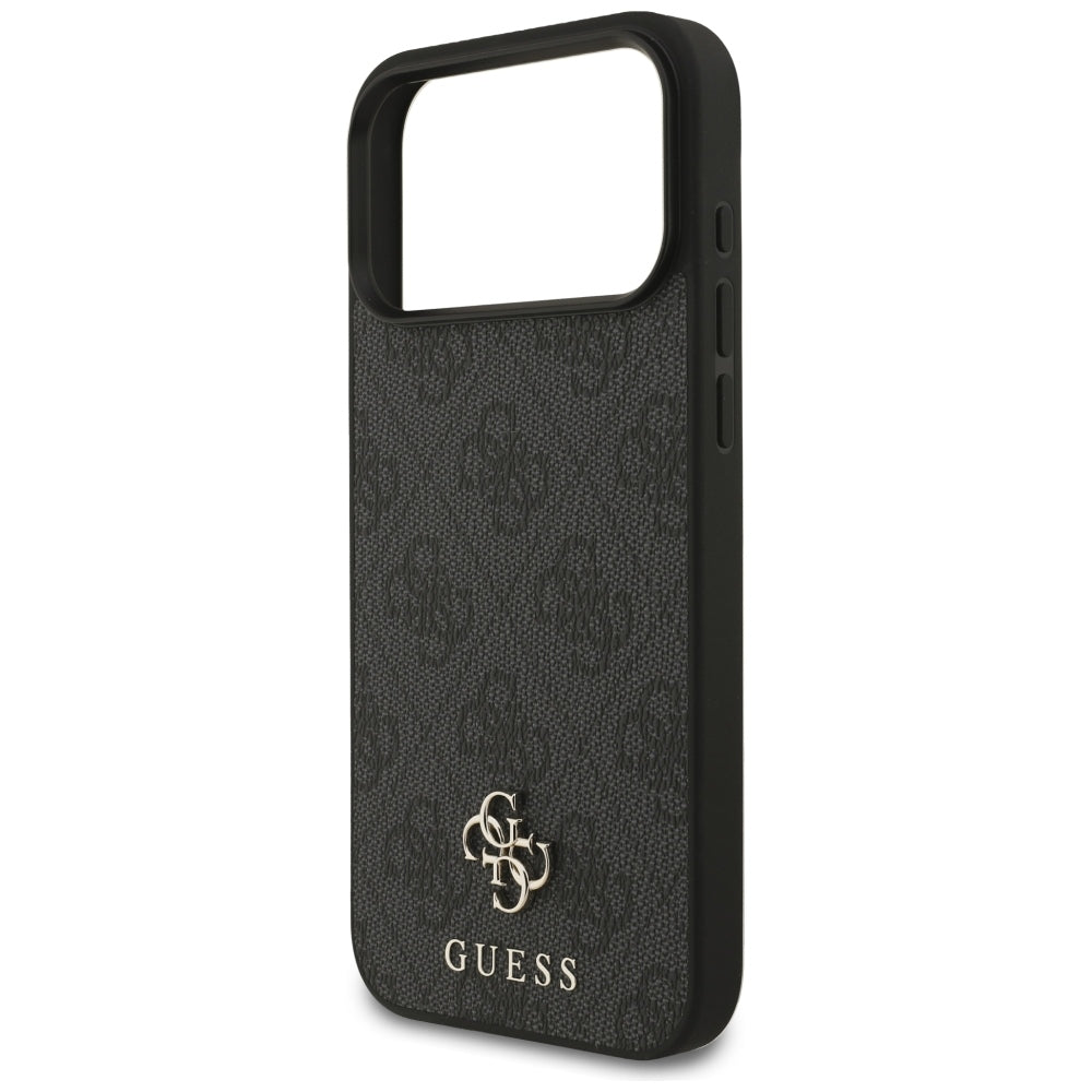 Husa MagSafe pentru Apple iPhone 18 Pro Max / 17 Pro Max, Guess, 4G Small and Classic, Neagra