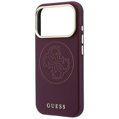 Husa MagSafe pentru Apple iPhone 18 Pro Max / 17 Pro Max, Guess, Perforated 4G, Visinie
