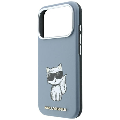 Husa MagSafe pentru Apple iPhone 18 Pro Max / 17 Pro Max, Karl Lagerfeld, Choupette Sketch, Bleu