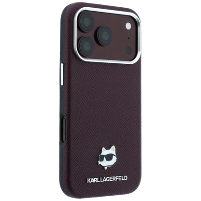 Husa MagSafe pentru Apple iPhone 18 Pro Max / 17 Pro Max, Karl Lagerfeld, Grained Choupette Head, Visinie