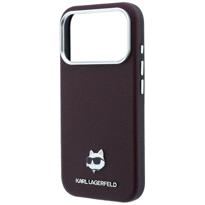 Husa MagSafe pentru Apple iPhone 18 Pro Max / 17 Pro Max, Karl Lagerfeld, Grained Choupette Head, Visinie