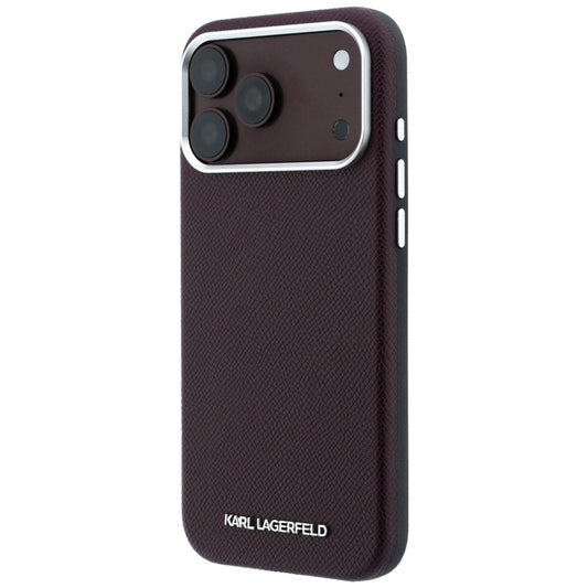 Husa MagSafe pentru Apple iPhone 18 Pro Max / 17 Pro Max, Karl Lagerfeld, Grained Elongated Logo, Visinie