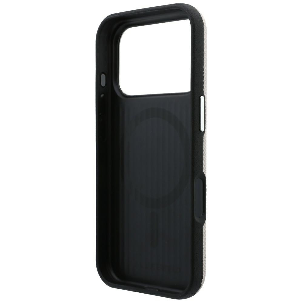 Husa MagSafe pentru Apple iPhone 18 Pro Max / 17 Pro Max, Karl Lagerfeld, Grained Embossed Ring , Bej