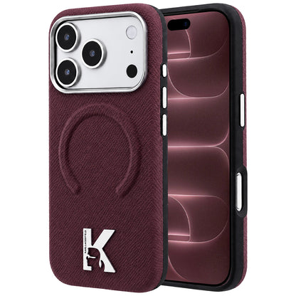 Husa MagSafe pentru Apple iPhone 18 Pro Max / 17 Pro Max, Karl Lagerfeld, Grained Embossed Ring , Visinie