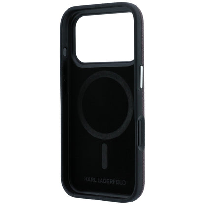 Husa MagSafe pentru Apple iPhone 18 Pro Max / 17 Pro Max, Karl Lagerfeld, Grained Embossed Ring , Visinie