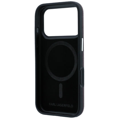 Husa MagSafe pentru Apple iPhone 18 Pro Max / 17 Pro Max, Karl Lagerfeld, Grained KC Heads, Visinie