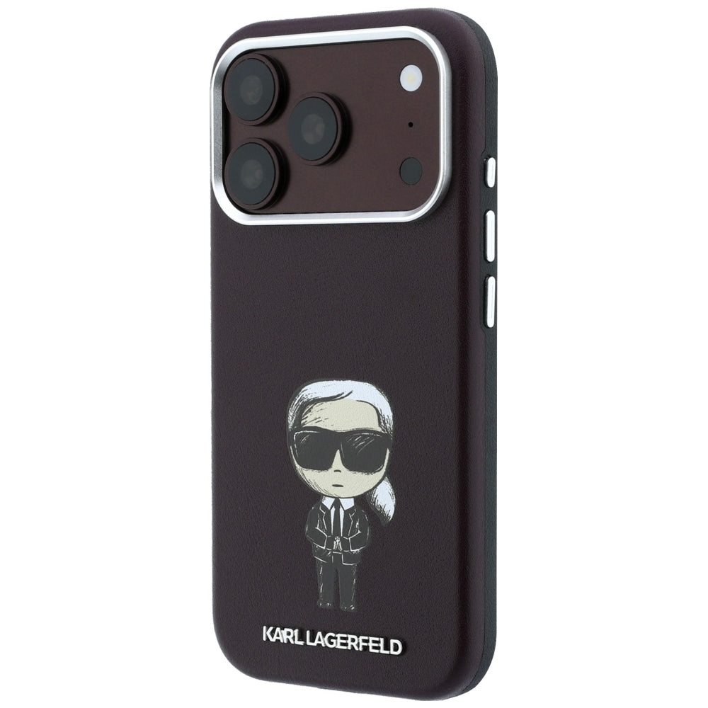 Husa MagSafe pentru Apple iPhone 18 Pro Max / 17 Pro Max, Karl Lagerfeld, HC SW Ikonik, Visinie