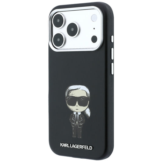 Husa MagSafe pentru Apple iPhone 18 Pro Max / 17 Pro Max, Karl Lagerfeld, Ikonik Sketch, Neagra