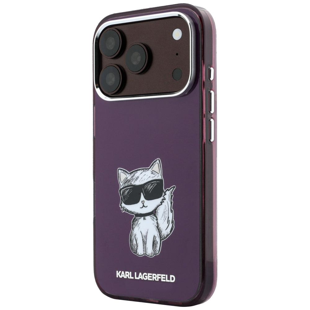 Husa MagSafe pentru Apple iPhone 18 Pro Max / 17 Pro Max, Karl Lagerfeld, IML Choupette Body Sketch Print, Visinie