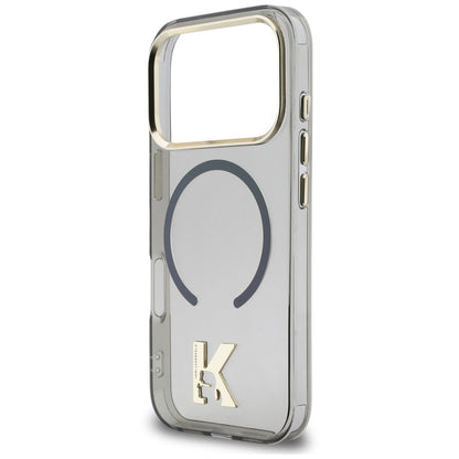 Husa MagSafe pentru Apple iPhone 18 Pro Max / 17 Pro Max, Karl Lagerfeld, IML Karl Head Logo, Neagra