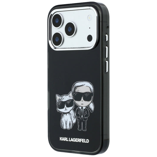 Husa MagSafe pentru Apple iPhone 18 Pro Max / 17 Pro Max, Karl Lagerfeld, IML KC Bodies Sketch Print, Neagra