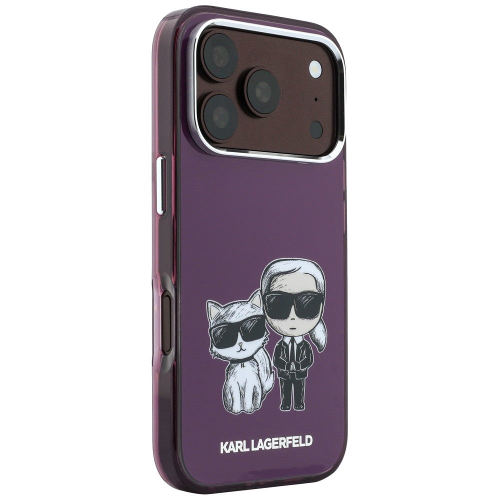 Husa MagSafe pentru Apple iPhone 18 Pro Max / 17 Pro Max, Karl Lagerfeld, IML KC Bodies Sketch Print, Visinie