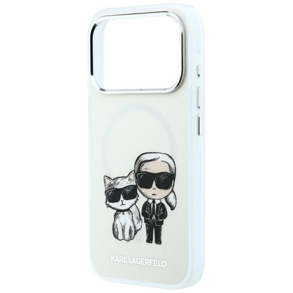 Husa MagSafe pentru Apple iPhone 18 Pro Max / 17 Pro Max, Karl Lagerfeld, KC Bodies Sketch, Bej