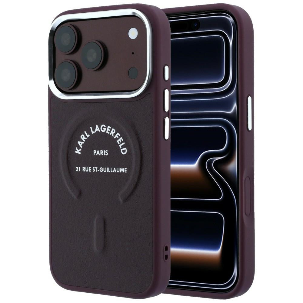 Husa MagSafe pentru Apple iPhone 18 Pro Max / 17 Pro Max, Karl Lagerfeld, Ring Karl RSG Logo, Visinie