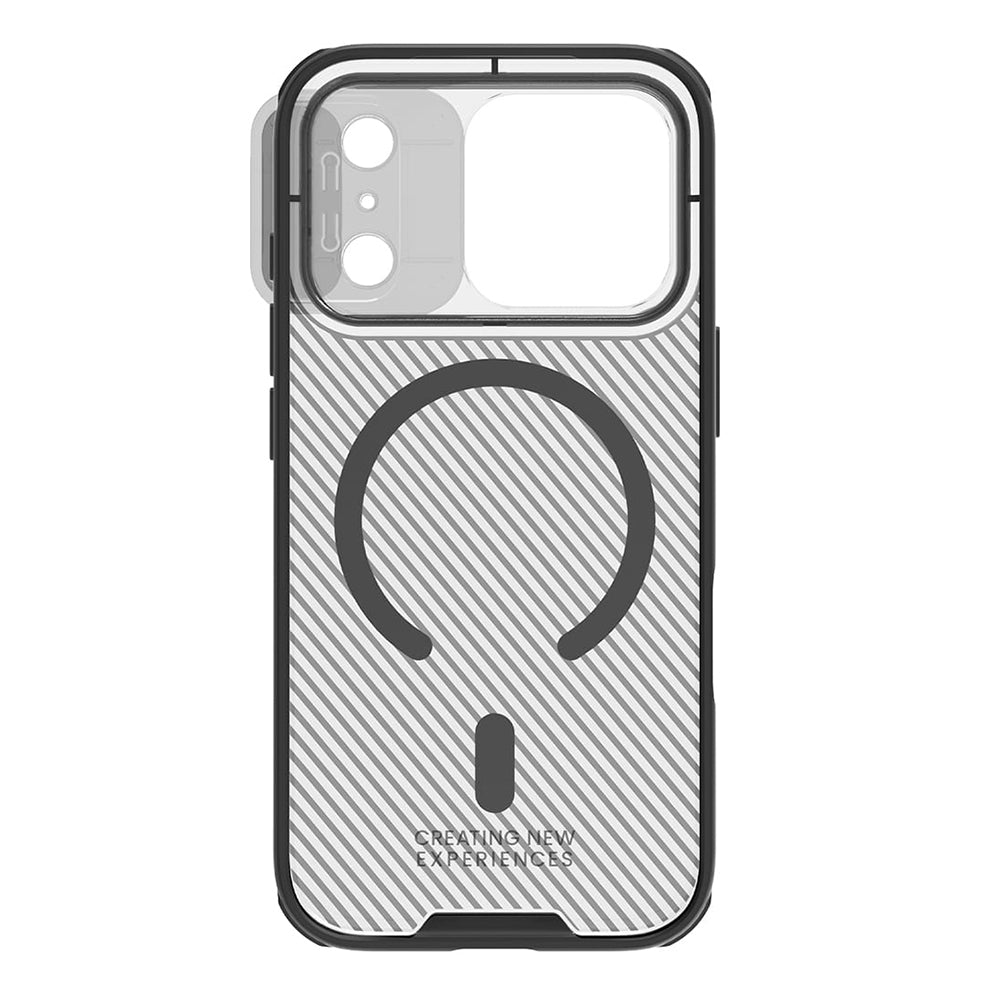 Husa MagSafe pentru Apple iPhone 18 Pro Max / 17 Pro Max, Nillkin, CamShield Pro, Neagra Transparenta