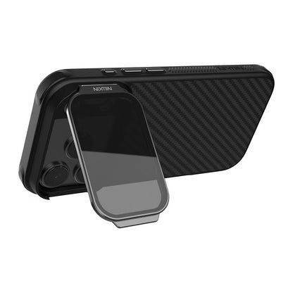 Husa MagSafe pentru Apple iPhone 18 Pro Max / 17 Pro Max, Nillkin, CarboProp with Transparent Black Lens Cover, Neagra