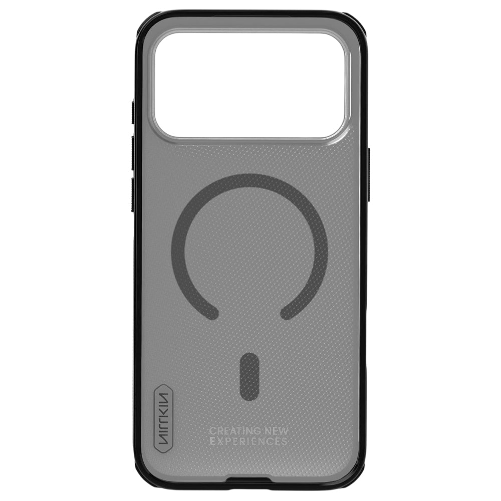 Husa MagSafe pentru Apple iPhone 18 Pro Max / 17 Pro Max, Nillkin, Super Shield Pro, Neagra Transparenta