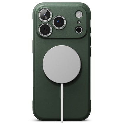 Husa MagSafe pentru Apple iPhone 18 Pro Max / 17 Pro Max, Ringke, Onyx, Verde Inchis
