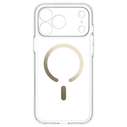Husa MagSafe pentru Apple iPhone 18 Pro Max / 17 Pro Max, Spigen, Ultra Hybrid, Aurie Transparenta ACS12120
