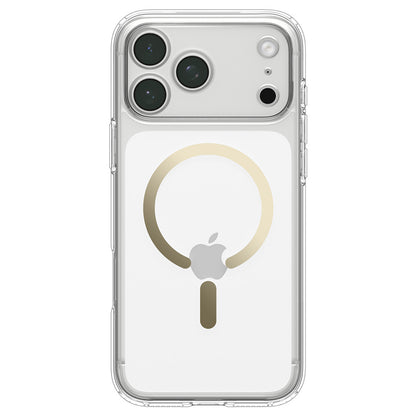 Husa MagSafe pentru Apple iPhone 18 Pro Max / 17 Pro Max, Spigen, Ultra Hybrid, Aurie Transparenta ACS12120