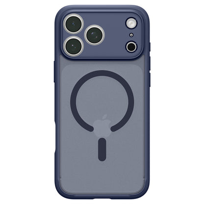 Husa MagSafe pentru Apple iPhone 18 Pro Max / 17 Pro Max, Spigen, Ultra Hybrid, Bleumarin Satinata ACS11918