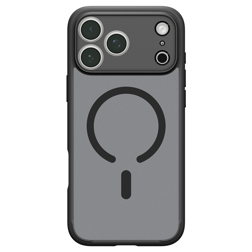 Husa MagSafe pentru Apple iPhone 18 Pro Max / 17 Pro Max, Spigen, Ultra Hybrid, Neagra Satinata ACS12123
