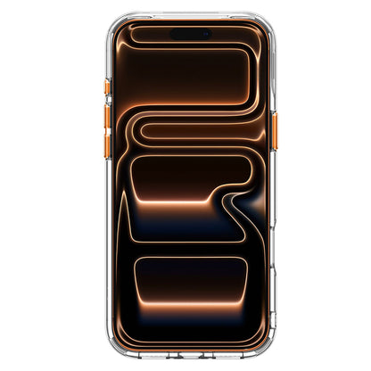 Husa MagSafe pentru Apple iPhone 18 Pro Max / 17 Pro Max, Spigen, Ultra Hybrid Optik S, Transparenta Portocalie ACS11910