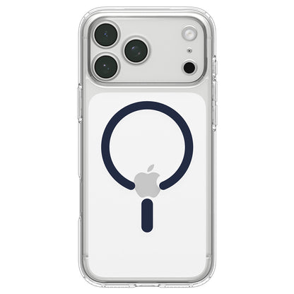 Husa MagSafe pentru Apple iPhone 18 Pro Max / 17 Pro Max, Spigen, Ultra Hybrid, Transparenta Bleumarin ACS12121