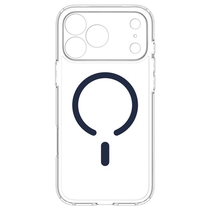 Husa MagSafe pentru Apple iPhone 18 Pro Max / 17 Pro Max, Spigen, Ultra Hybrid, Transparenta Bleumarin ACS12121