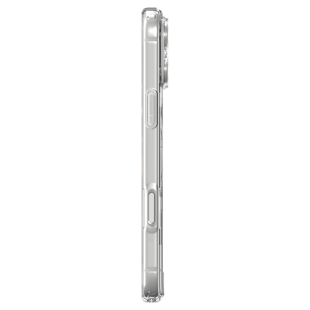 Husa MagSafe pentru Apple iPhone 18 Pro Max / 17 Pro Max, Spigen, Ultra Hybrid, Transparenta Portocalie ACS12122
