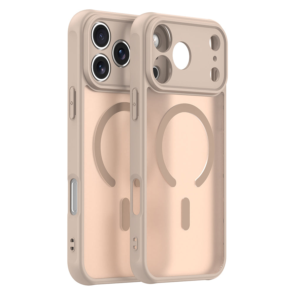 Husa MagSafe pentru Apple iPhone 18 Pro Max / 17 Pro Max, Techsuit, HaloFrost II, Aurie