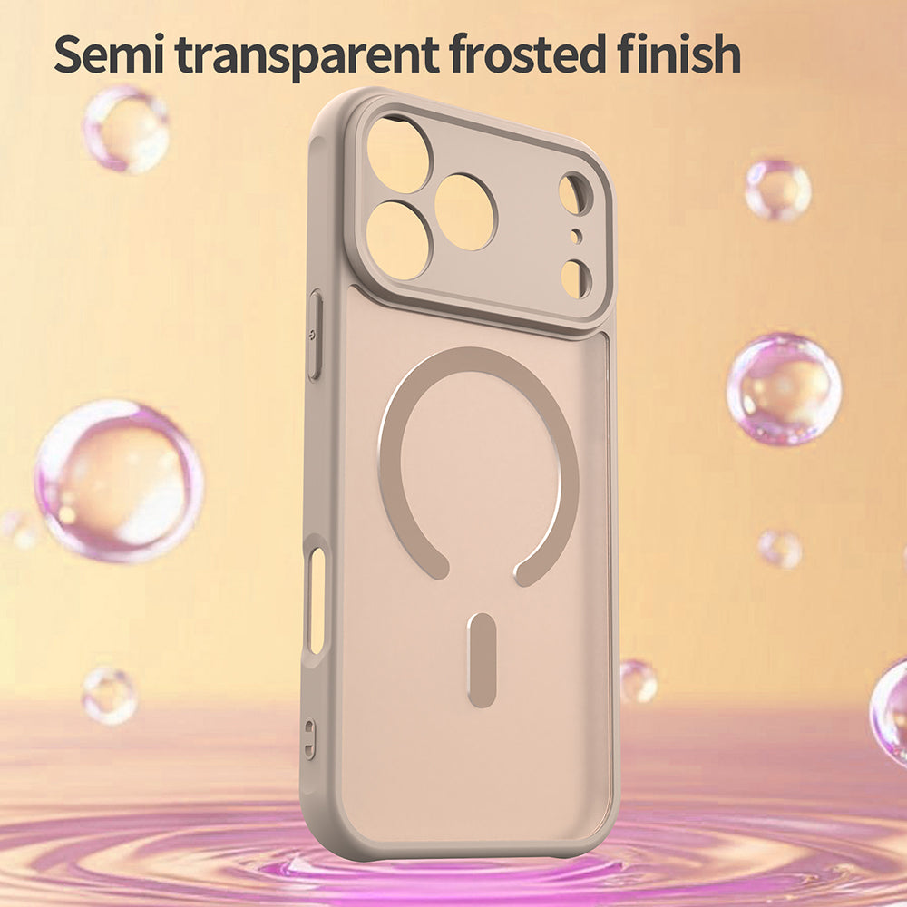 Husa MagSafe pentru Apple iPhone 18 Pro Max / 17 Pro Max, Techsuit, HaloFrost II, Aurie