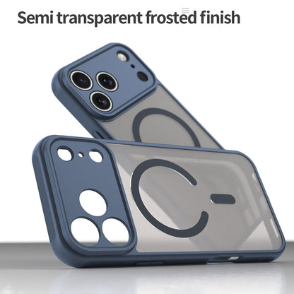 Husa MagSafe pentru Apple iPhone 18 Pro Max / 17 Pro Max, Techsuit, HaloFrost II, Bleumarin