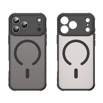 Husa MagSafe pentru Apple iPhone 18 Pro Max / 17 Pro Max, Techsuit, HaloFrost II, Neagra