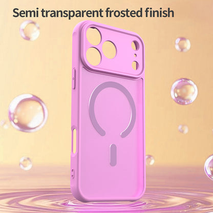 Husa MagSafe pentru Apple iPhone 18 Pro Max / 17 Pro Max, Techsuit, HaloFrost II, Roz