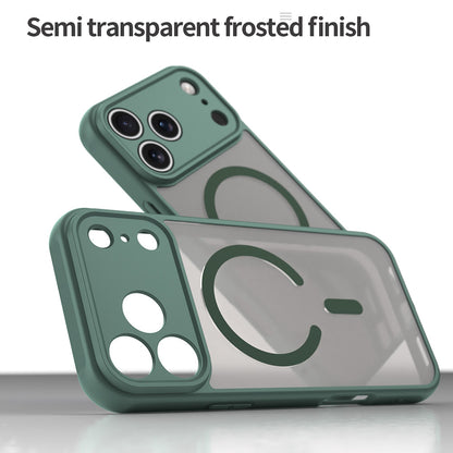 Husa MagSafe pentru Apple iPhone 18 Pro Max / 17 Pro Max, Techsuit, HaloFrost II, Verde