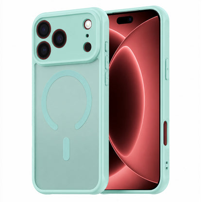 Husa MagSafe pentru Apple iPhone 18 Pro Max / 17 Pro Max, Techsuit, HaloFrost II, Verde Deschis