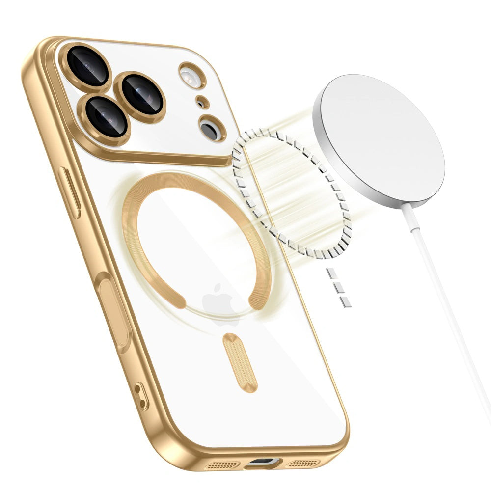 Husa MagSafe pentru Apple iPhone 18 Pro Max / 17 Pro Max, Techsuit, Luxury Crystal, Neagra