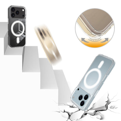 Husa MagSafe pentru Apple iPhone 18 Pro Max / 17 Pro Max, Techsuit, Pro, Transparenta