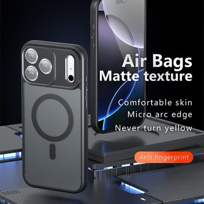 Husa MagSafe pentru Apple iPhone 18 Pro Max / 17 Pro Max, Techsuit, PureFrost, Neagra Satinata
