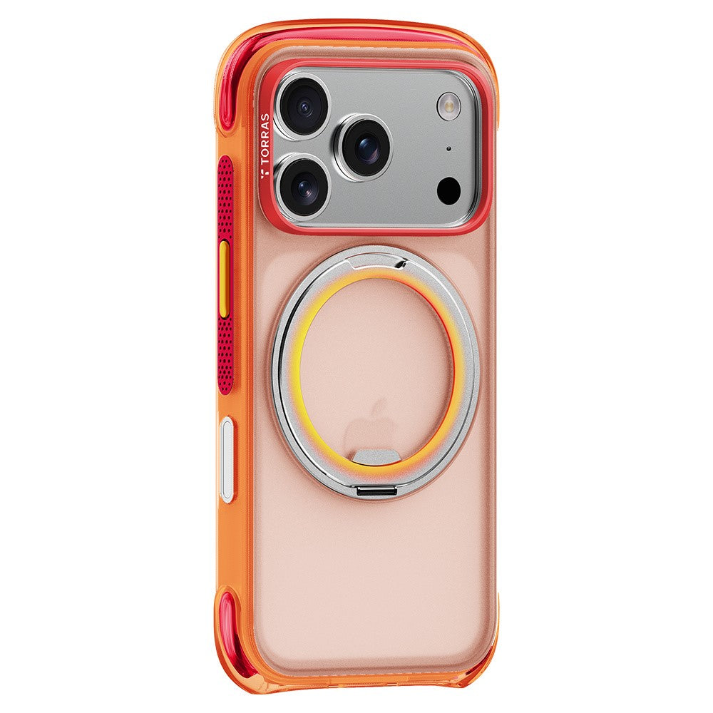 Husa MagSafe pentru Apple iPhone 18 Pro Max / 17 Pro Max, Torras, O3 Air Core, Portocalie