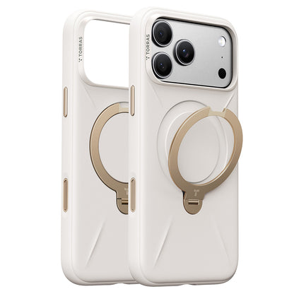 Husa MagSafe pentru Apple iPhone 18 Pro Max / 17 Pro Max, Torras, QPRO Silicone, Alba
