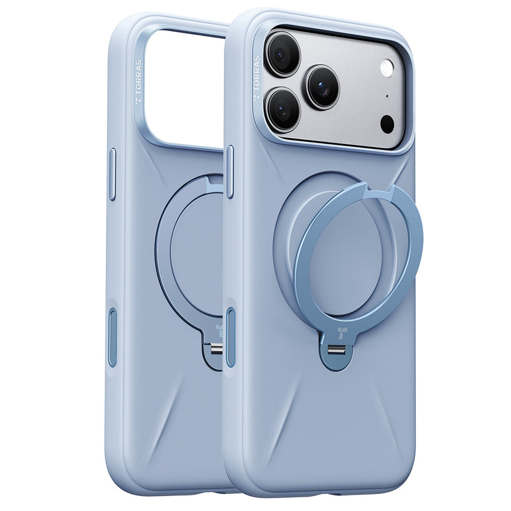 Husa MagSafe pentru Apple iPhone 18 Pro Max / 17 Pro Max, Torras, QPRO Silicone, Albastra