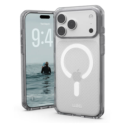 Husa MagSafe pentru Apple iPhone 18 Pro Max / 17 Pro Max, Urban Armor Gear, Dot, Argintie
