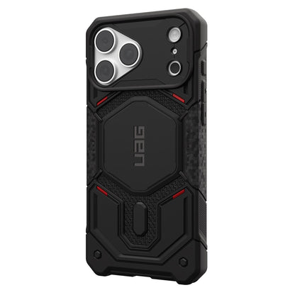 Husa MagSafe pentru Apple iPhone 18 Pro Max / 17 Pro Max, Urban Armor Gear, Monarch Pro Kevlar, Neagra