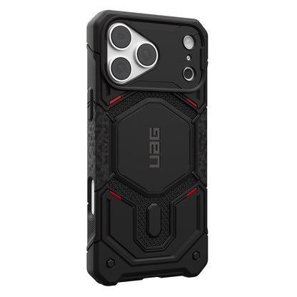 Husa MagSafe pentru Apple iPhone 18 Pro Max / 17 Pro Max, Urban Armor Gear, Monarch Pro Kevlar, Neagra